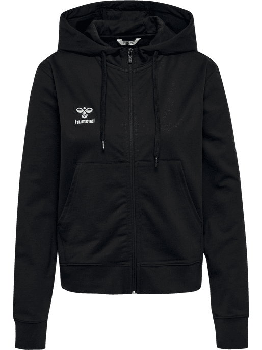 HmlGo 2.0 Hoodie Zip / Initialen unter Hummel Logo 