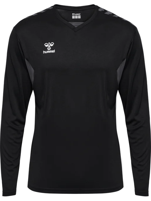 Hml Authentic Poly Jersey L/S / Initialen unter Hummel Logo 