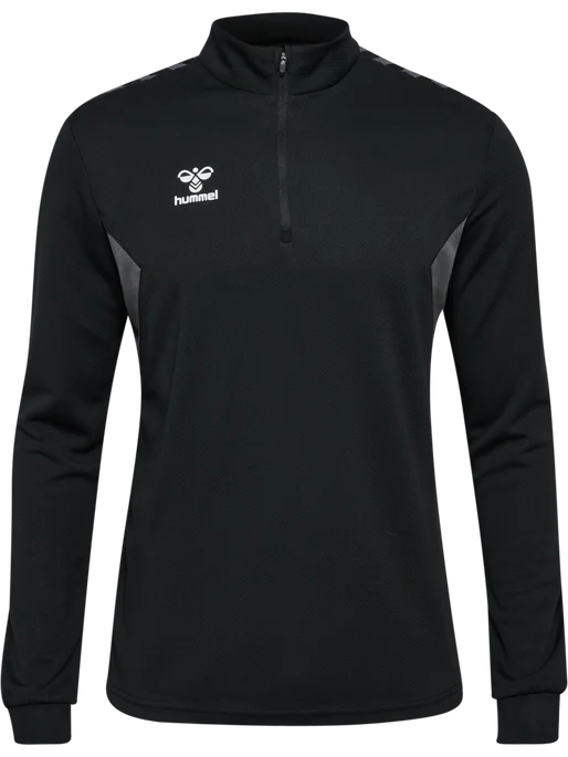 Hml Authentic Half Zip Sweat / Initialen unter Hummel Logo 